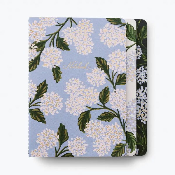 S/3 Hydrangea Notebooks