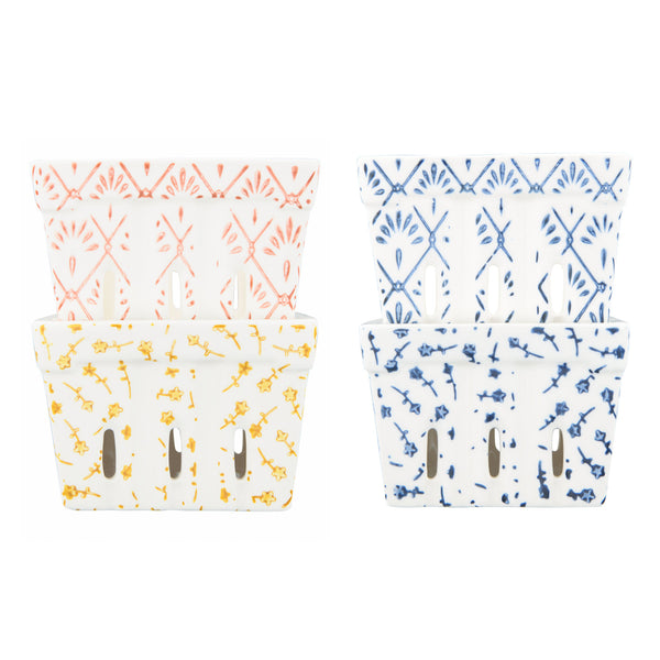 Patterned Berry Bowl