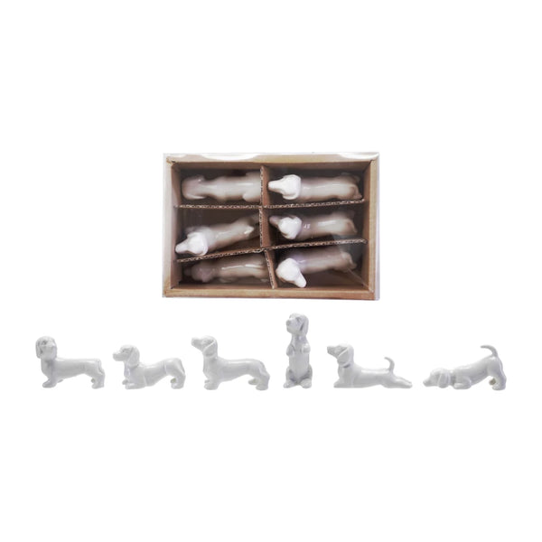 Stoneware Dogs, 6 Styles