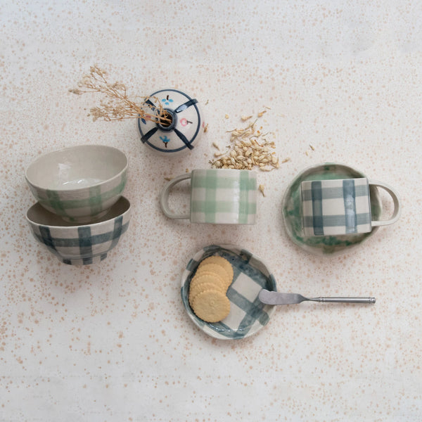 12oz Grid Mug, 2 Colors