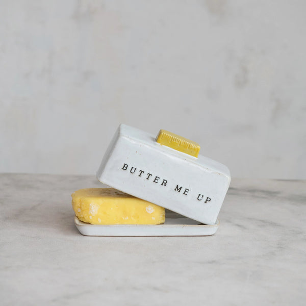 "Butter Me Up" Butter Dish