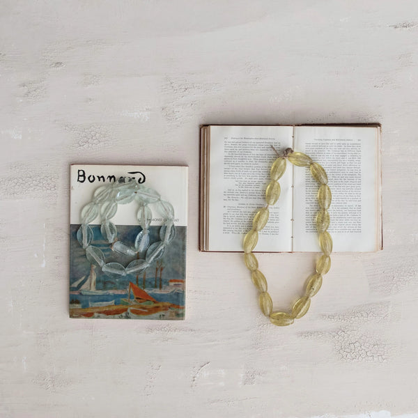 Beaded Glass Corded Garland